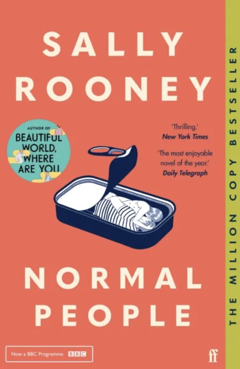 A picture of the cover of Normal people.